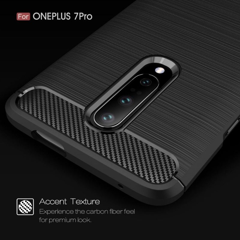 θηκη κινητου OnePlus 7 Pro Carbon Brushed Gel