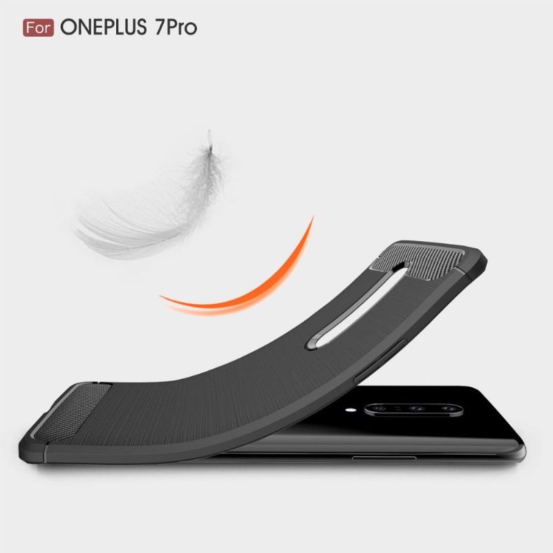 θηκη κινητου OnePlus 7 Pro Carbon Brushed Gel