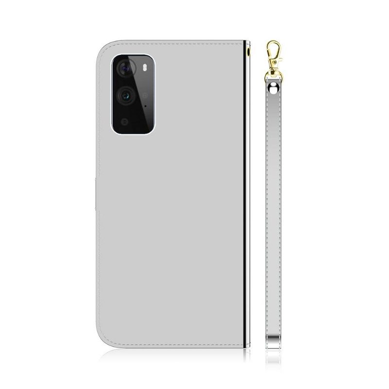 δερματινη θηκη OnePlus 9 Pro Εφέ Καθρέφτη Από Συνθετικό Δέρμα