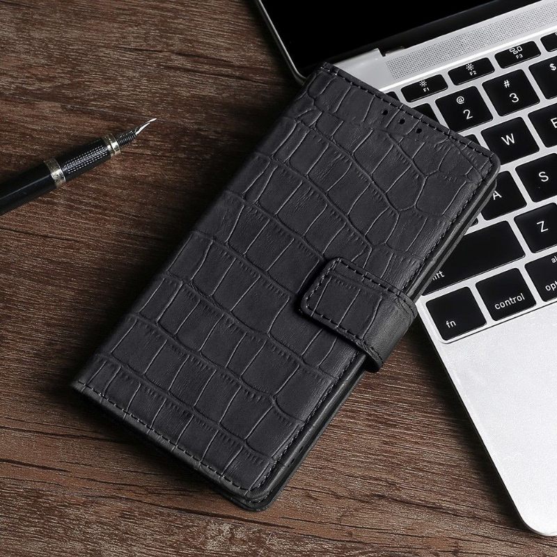 Κάλυμμα OnePlus 9 Pro Ana Faux Crocodile Leather