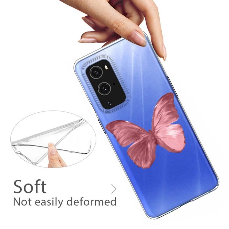 Θήκη OnePlus 9 Pro Pink Butterfly