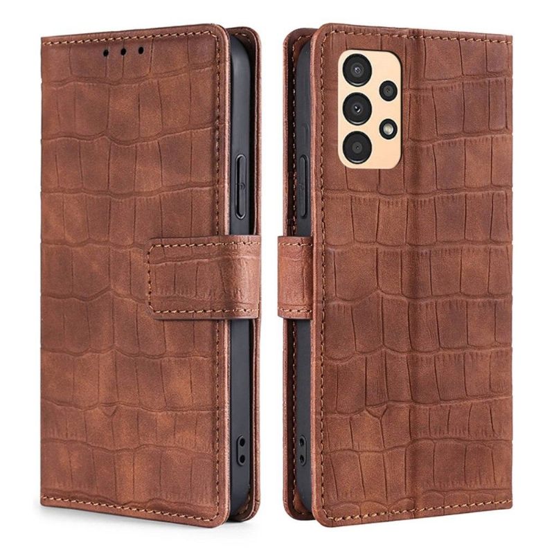 Κάλυμμα Samsung Galaxy A13 4G Ana Imitation Leather Croco Skin Effect