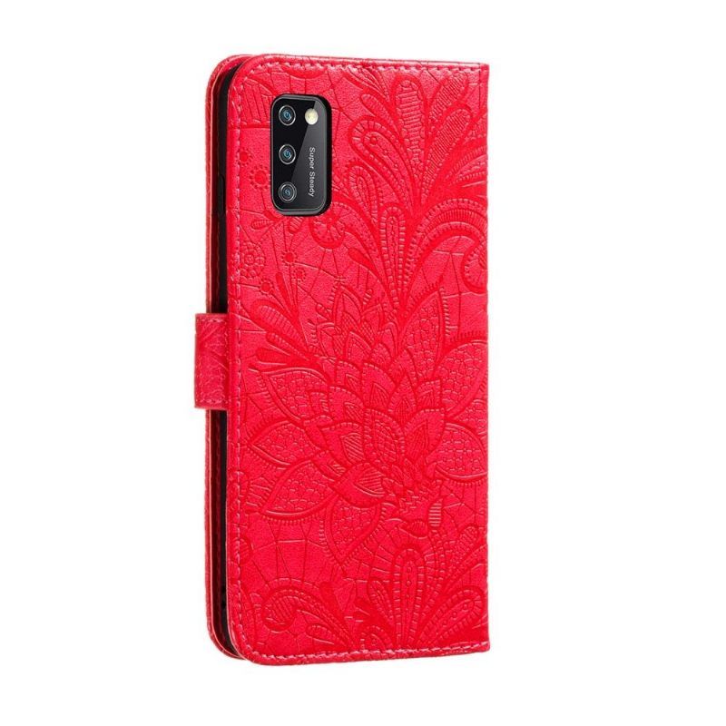 Κάλυμμα Samsung Galaxy A41 Flower Lace Chic