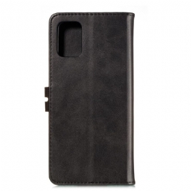 Κάλυμμα Samsung Galaxy A41 Matte Leather Effect Kitten