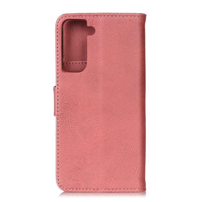 Κάλυμμα Samsung Galaxy S21 5G Khazneh Leather Effect