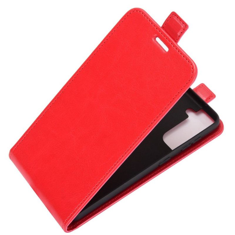 Θήκη Flip Samsung Galaxy S21 5G δερματινη θηκη Faux Leather Vertical