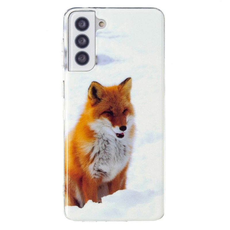 Θήκη Samsung Galaxy S21 5G Fluorescent Red Fox