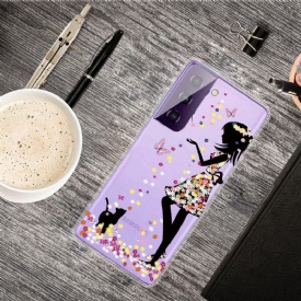 Θήκη Samsung Galaxy S21 5G Lady Butterflies