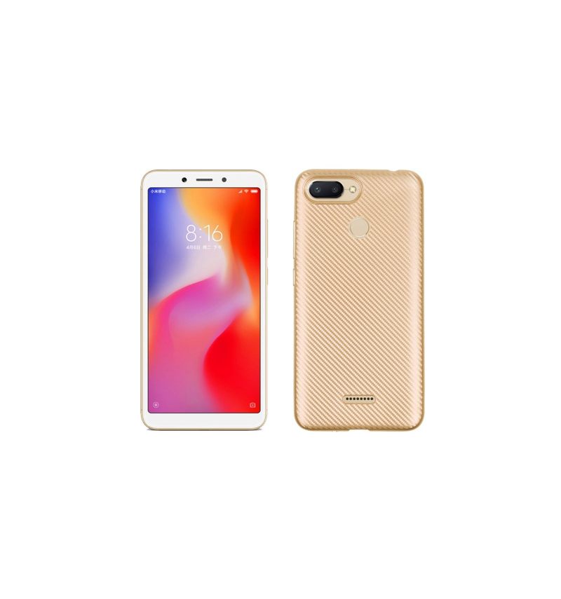 Θήκη Xiaomi Redmi 6 Τζελ Επικάλυψης Από Ανθρακονήματα