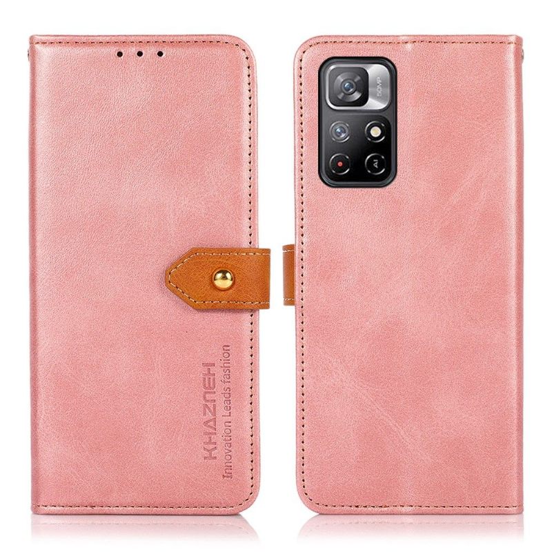 δερματινη θηκη Poco M4 Pro 5G Khazneh Bicolor Faux Leather