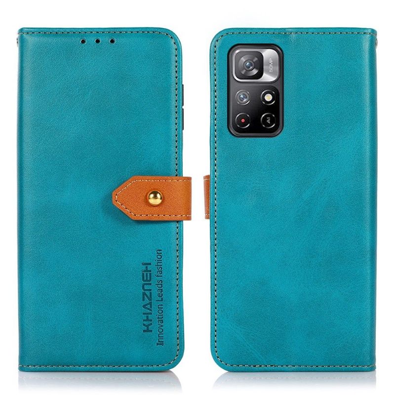 δερματινη θηκη Poco M4 Pro 5G Khazneh Bicolor Faux Leather