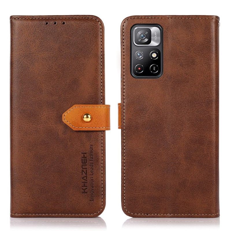 δερματινη θηκη Poco M4 Pro 5G Khazneh Bicolor Faux Leather