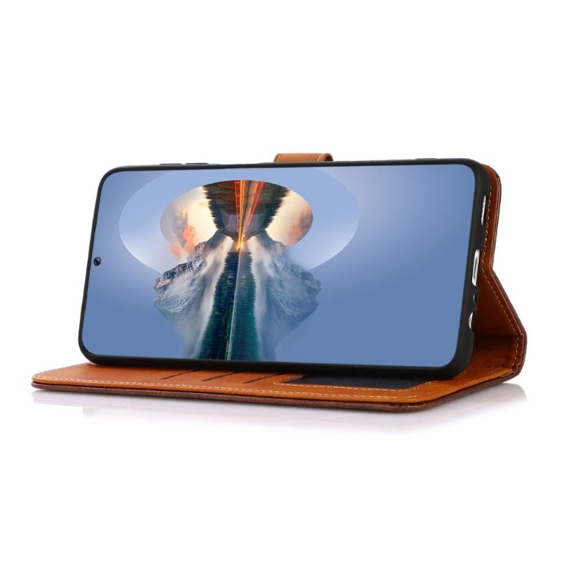 δερματινη θηκη Poco M4 Pro 5G Khazneh Bicolor Faux Leather