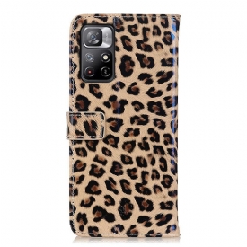 Κάλυμμα Poco M4 Pro 5G Faux Leopard Style