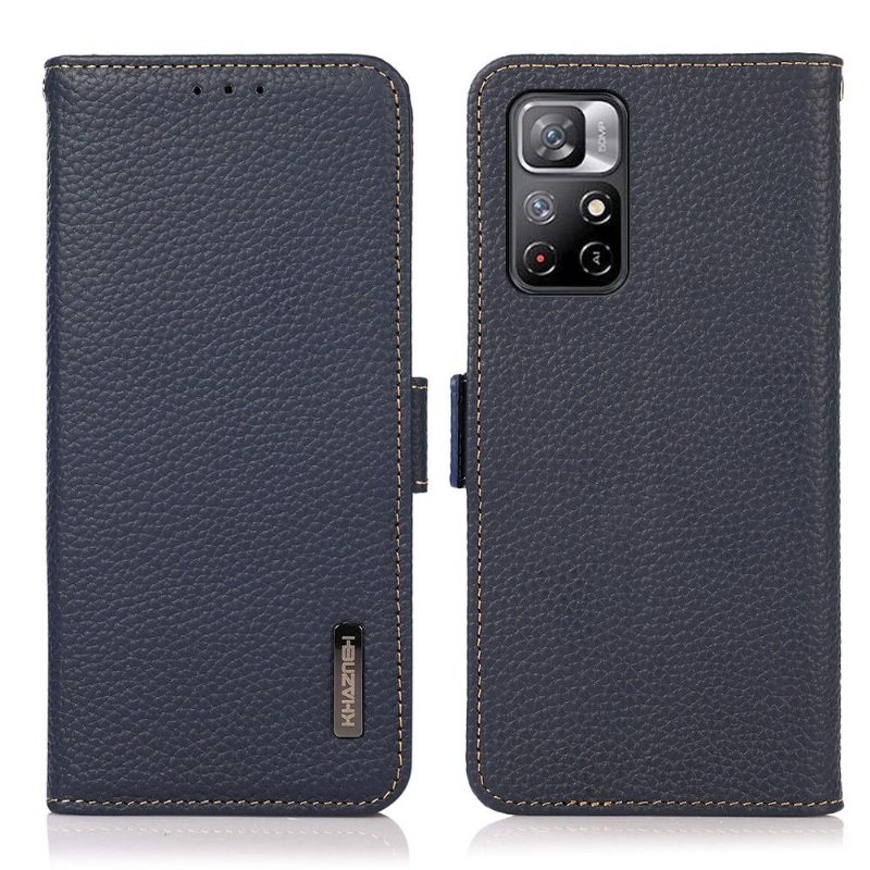 Κάλυμμα Poco M4 Pro 5G Khazneh Grained Shiny Leather