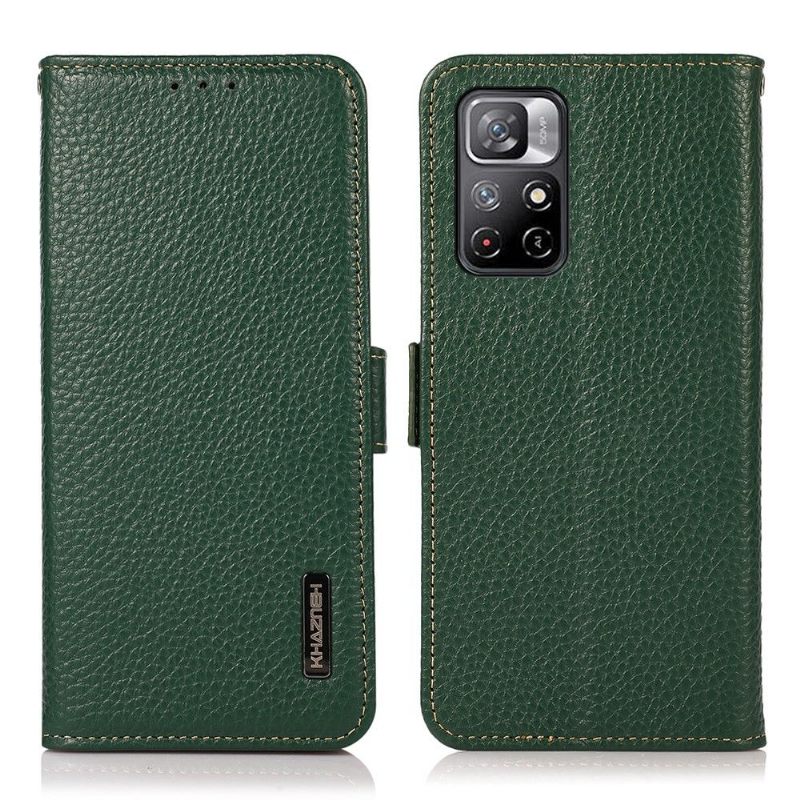 Κάλυμμα Poco M4 Pro 5G Khazneh Grained Shiny Leather