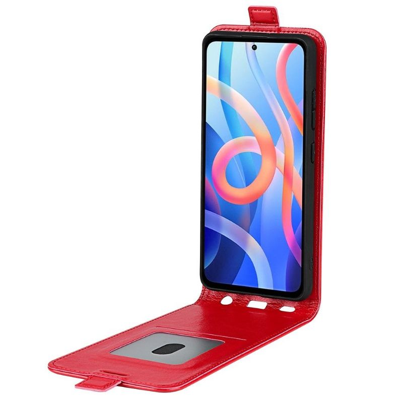 Κάλυμμα Poco M4 Pro 5G Θήκη Flip Faux Leather Vertical