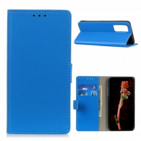 Θήκη Flip Samsung Galaxy A52 4G / A52 5G / A52s 5G Βασικό Χρώμα Faux Leather