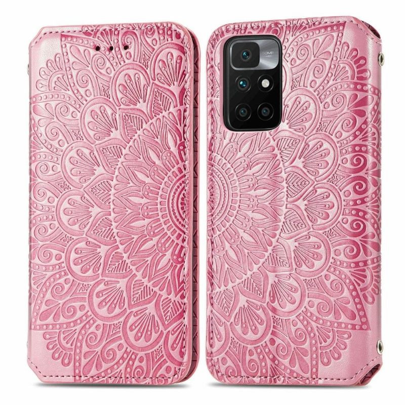 δερματινη θηκη Xiaomi Redmi 10 Θήκη Flip Flip Chic Mandala