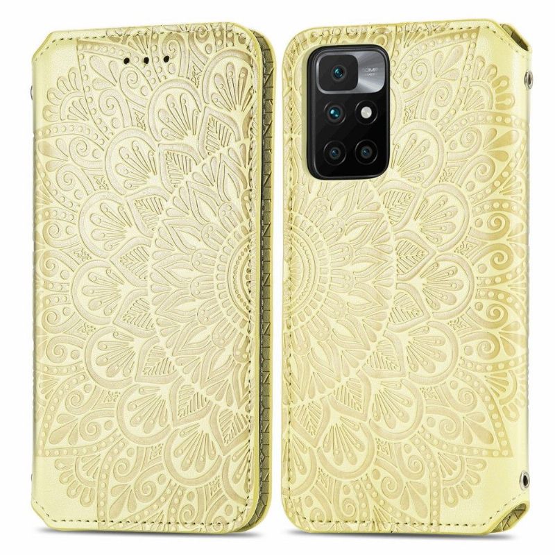 δερματινη θηκη Xiaomi Redmi 10 Θήκη Flip Flip Chic Mandala