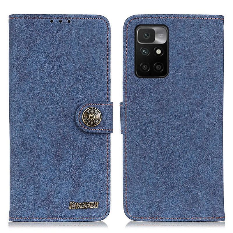 Κάλυμμα Xiaomi Redmi 10 Khazneh Retro Leather Effect