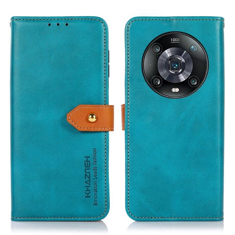 Κάλυμμα Honor Magic 4 Pro Khazneh Bicolor Faux Leather