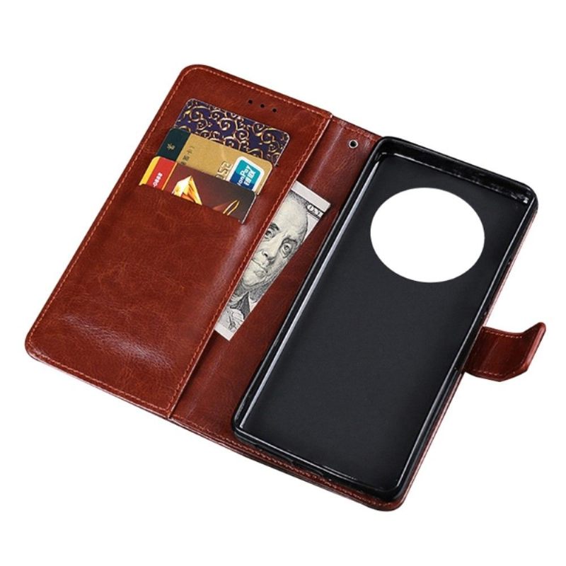 Κάλυμμα Honor Magic 4 Pro Θήκη Flip Idewei Folio Leather Effect