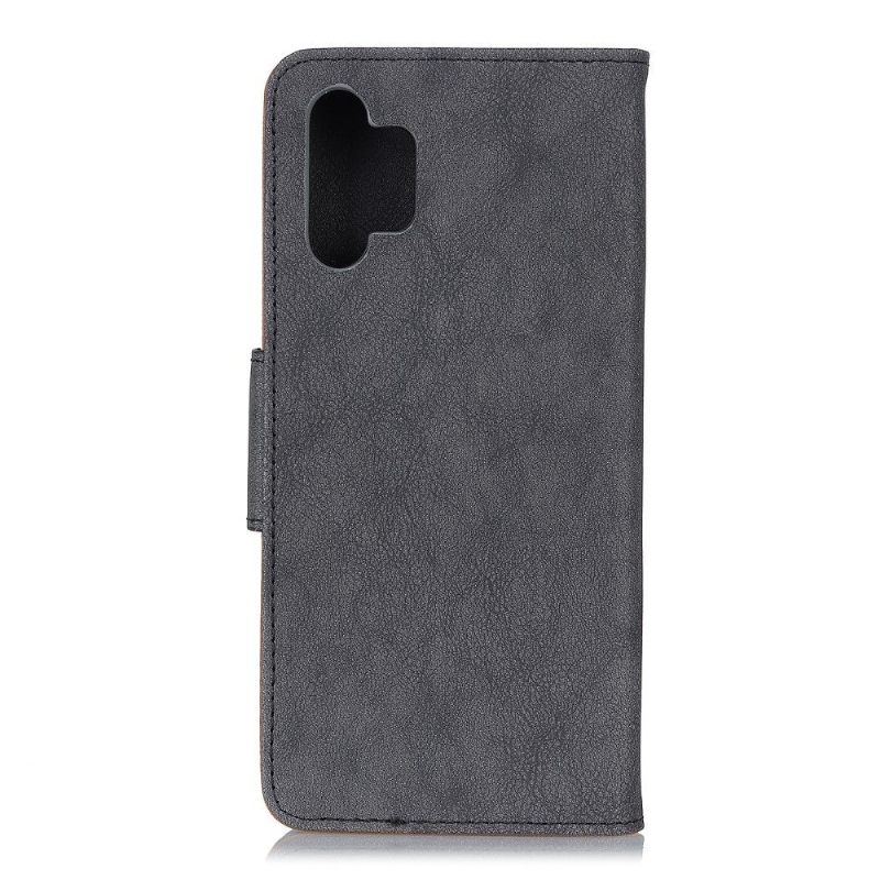 Θήκη Flip Samsung Galaxy A32 4G Edouard Σε Vintage Faux Leather