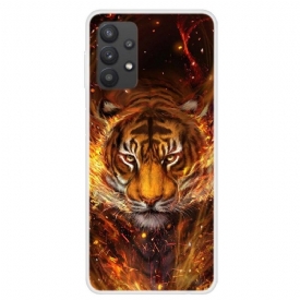 Θήκη Samsung Galaxy A32 4G Fire Tiger