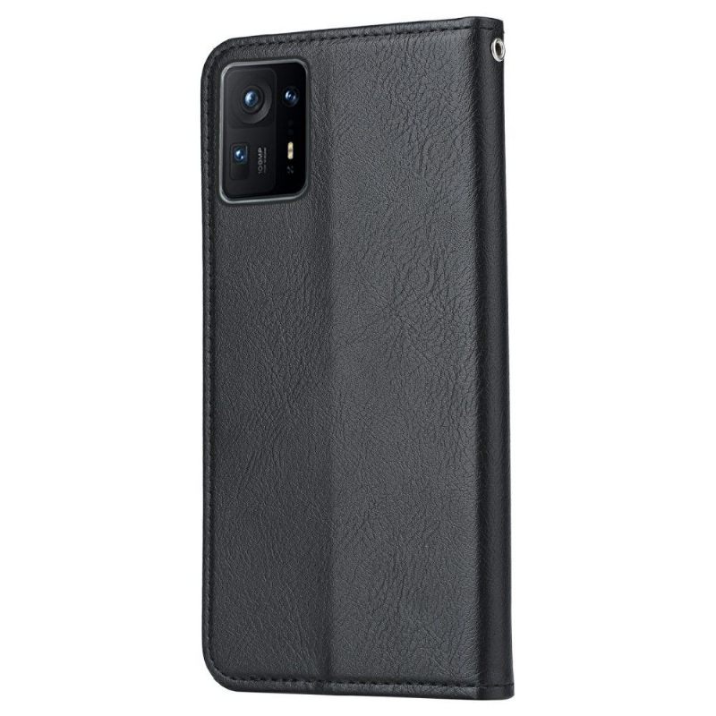 Κάλυμμα Xiaomi Mix 4 Stand Case Δερμάτινο Εφέ