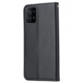 Κάλυμμα Xiaomi Mix 4 Stand Case Δερμάτινο Εφέ