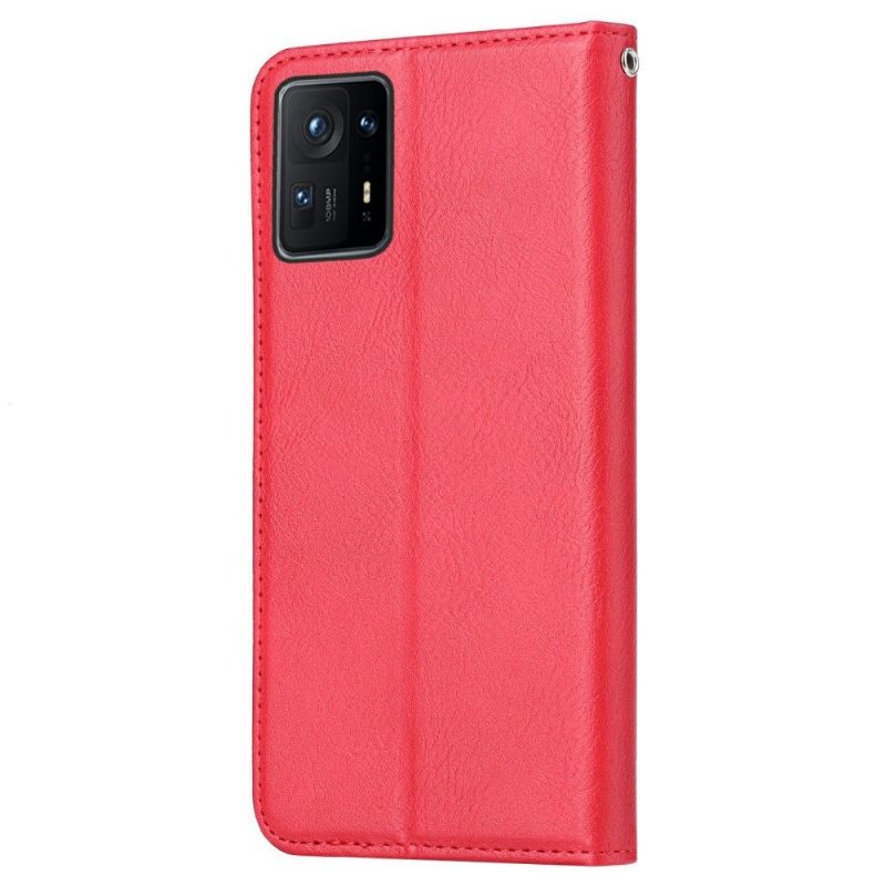 Κάλυμμα Xiaomi Mix 4 Stand Case Δερμάτινο Εφέ