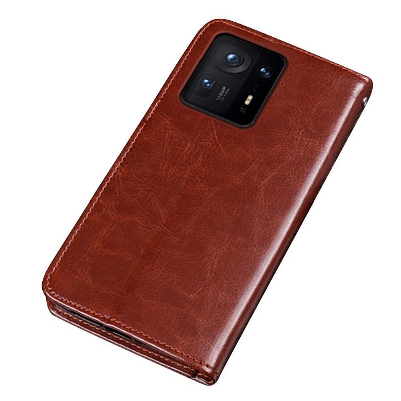 Κάλυμμα Xiaomi Mix 4 Θήκη Flip Idewei Folio Leather Effect