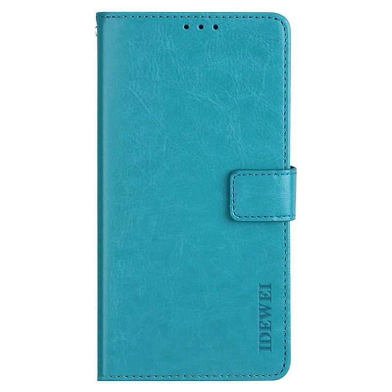 Κάλυμμα Xiaomi Mix 4 Θήκη Flip Idewei Folio Leather Effect