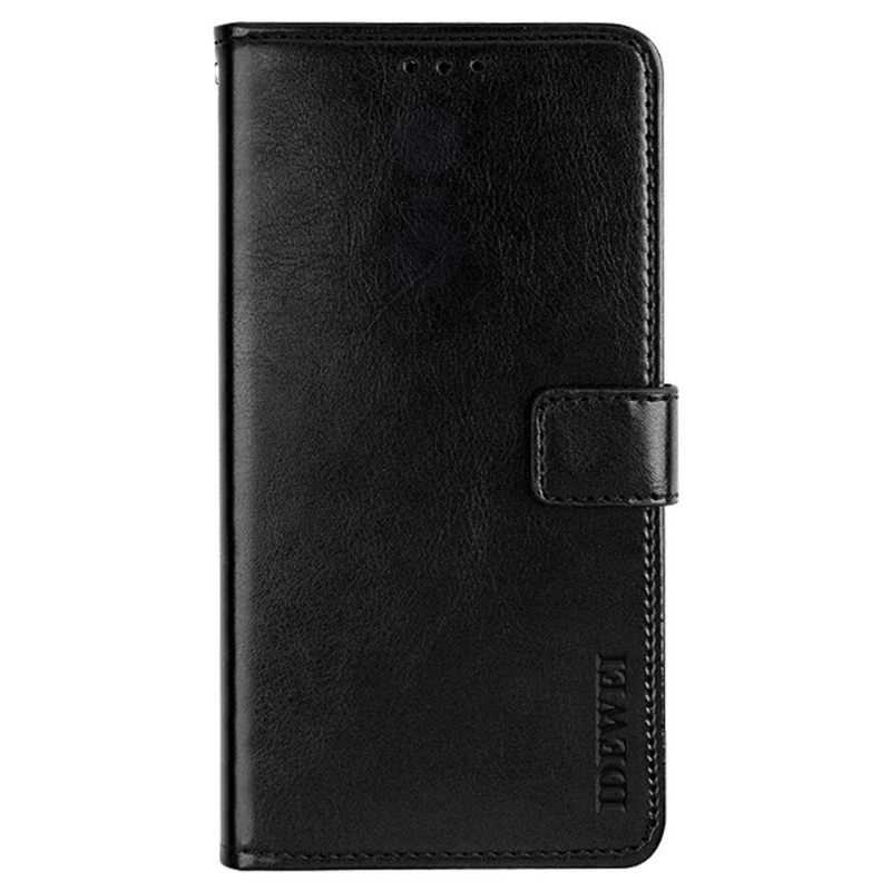 Κάλυμμα Xiaomi Mix 4 Θήκη Flip Idewei Folio Leather Effect