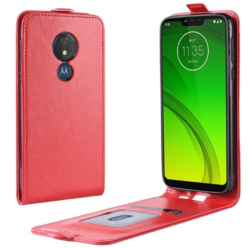 Θήκη Flip Motorola Moto G7 Power δερματινη θηκη Faux Leather Vertical