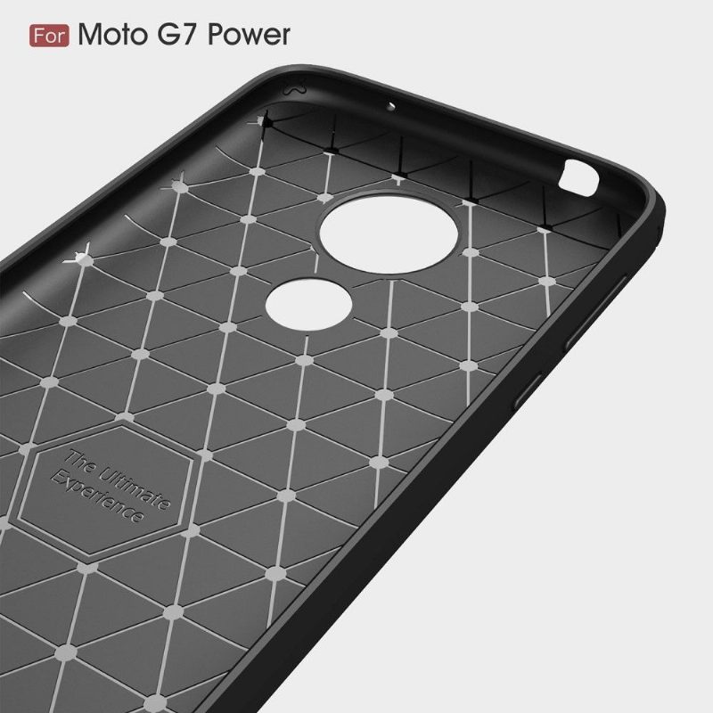 Θήκη Motorola Moto G7 Power Carbon Brushed Gel