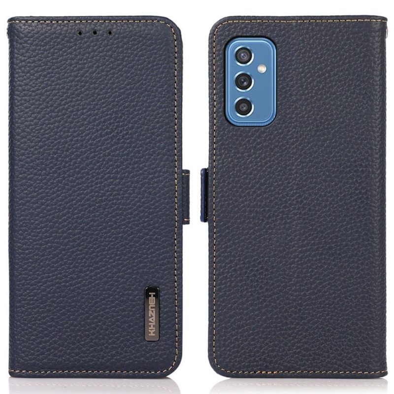 Κάλυμμα Samsung Galaxy M52 5G Khazneh Grained Shiny Leather