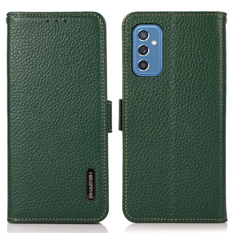 Κάλυμμα Samsung Galaxy M52 5G Khazneh Grained Shiny Leather