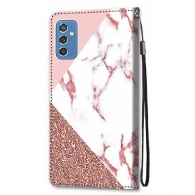 Κάλυμμα Samsung Galaxy M52 5G Marble Glitter