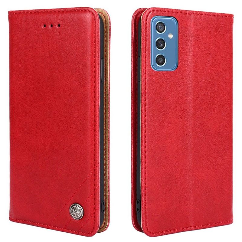 Κάλυμμα Samsung Galaxy M52 5G Θήκη Flip Κάρτα Flip Faux Leather