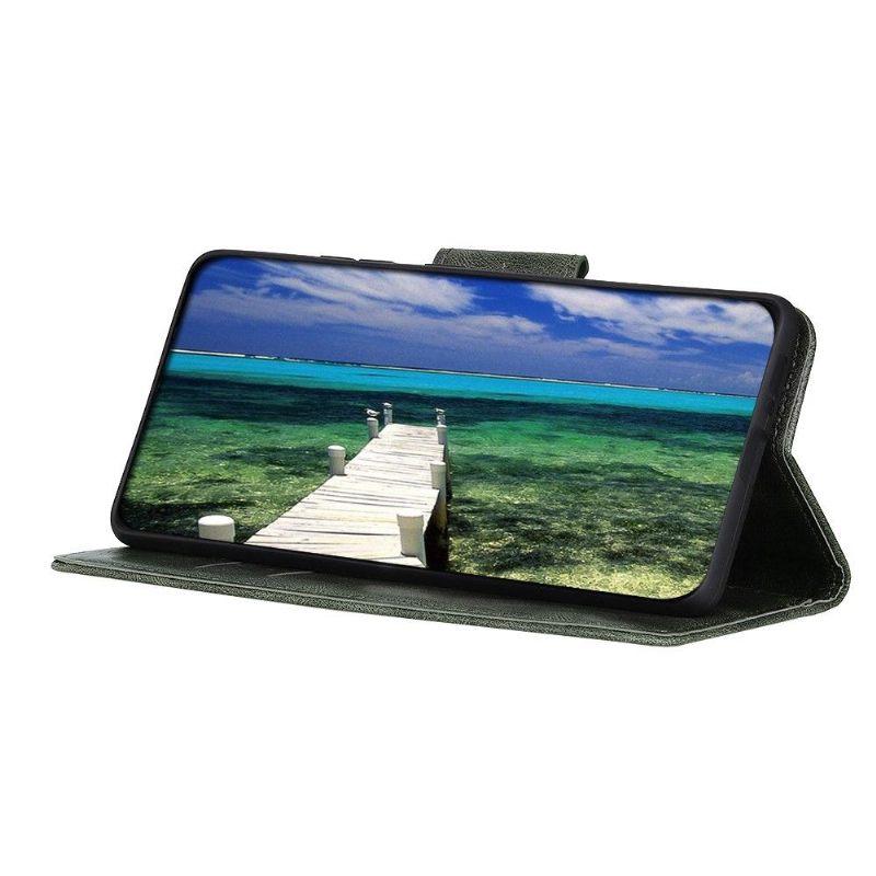 Κάλυμμα Samsung Galaxy M52 5G Θήκη Flip Λειτουργία Βάσης Folio Από Συνθετικό Δέρμα