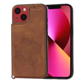 Θήκη iPhone 14 με κορδονι Κάτοχος Κάρτας Mandala Strap