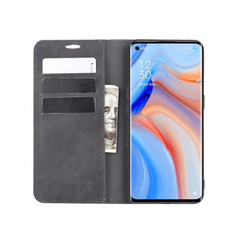 Κάλυμμα Oppo Reno 4 Pro 5G Business Retro Leather Effect