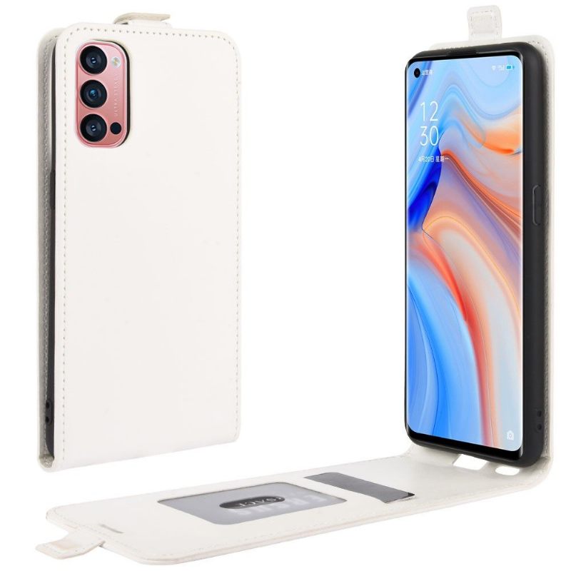 Κάλυμμα Oppo Reno 4 Pro 5G Θήκη Flip Faux Leather Vertical