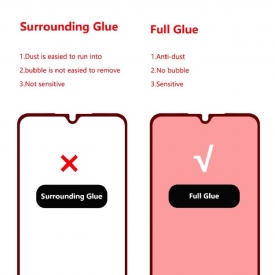 Xiaomi Mi 9 Se - Full Size Tempered Glass Screen Protector - Μαύρο