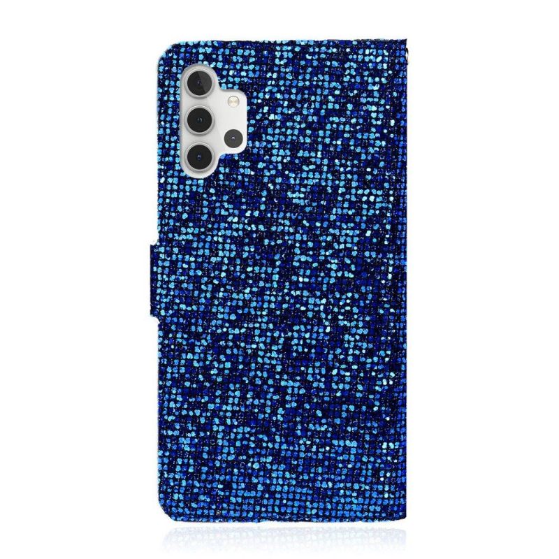 δερματινη θηκη Samsung Galaxy A32 5G Θήκη Κάρτας Glitter