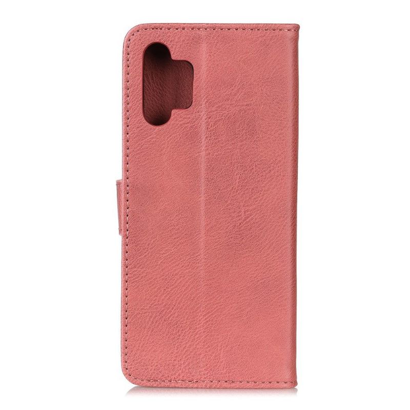 Κάλυμμα Samsung Galaxy A32 5G Κάτοχος Κάρτας Khazneh Leather Effect