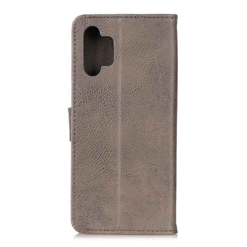 Κάλυμμα Samsung Galaxy A32 5G Κάτοχος Κάρτας Khazneh Leather Effect