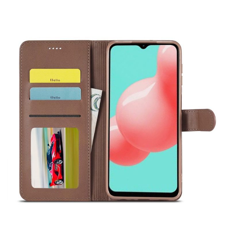 Θήκη Flip Samsung Galaxy A32 5G δερματινη θηκη Leather Effect Lc.imeeke